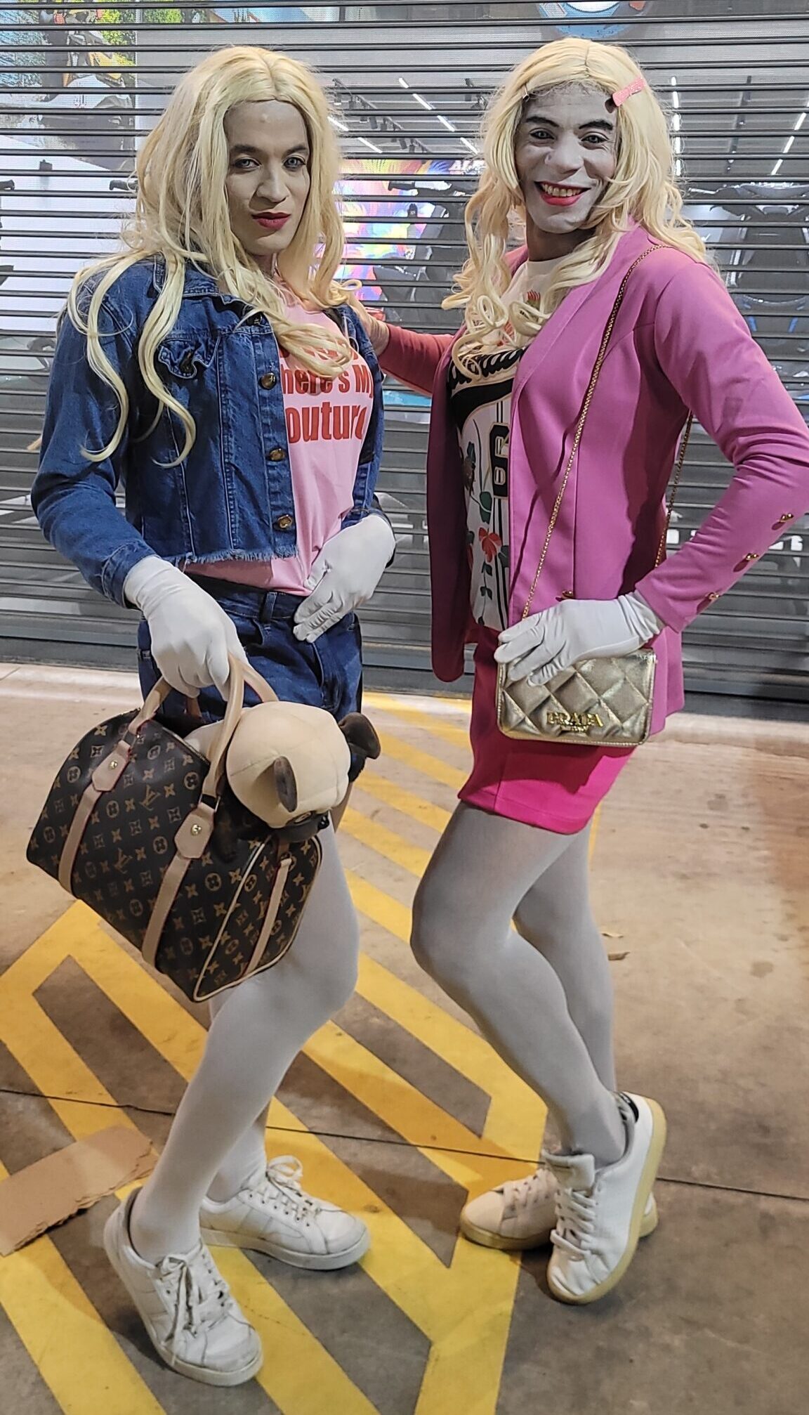 Personagens Branquelas em evento